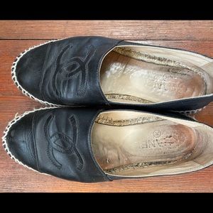 Chanel Espadrilles Black